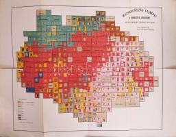 A népfajok Magyarországon című dolgozat térkép-mellékletei. Tervezete: Balogh Pál. Rajzolta: Proff K...