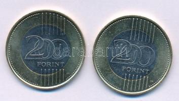 2023. 200Ft "Petőfi" + 2024. 200Ft "Batthyány" T:UNC,AU