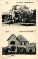 1909 Balatonföldvár, Gróf Széchényi Andor Pál "Julia" és Gróf Széchényi Emil "Eliette" nyaralója. Báró Barkóczy Sándor (1857-1925) miniszteri tanácsos, császári és királyi kamarásnak címezve. Gerendai Gyula kiadása 195. (EB)