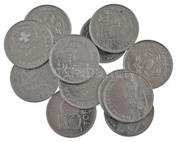 2005-2016. 50Ft (12db, 6xklf: 1956-os forradalom, Római Szerződés, Vöröskereszt, Hetvenéves a Forint...