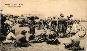 Omsk, Kyrgyz people at the market