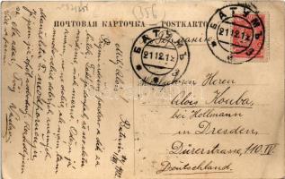 1912 Batumi, Batum, Batoum; Men's bathing area, naked boys on the beach (EB)