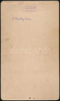cca 1910 Berthóty István (1872-1929), az orosházi járás szolgabírája, Békés vármegye főjegyzője, kor...