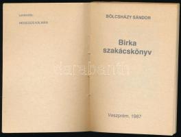 Bölcsházy Sándor: Birka szakácskönyv. Minikönyv! Veszprém, 1987,Pannon Nyomda, 102 p. Fekete-fehér f...