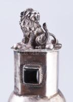 Tóramutató antik orosz ezüst (Ag) 1844. Jelzett Sazikov mesterjegy. AK Andrej Kowalskij igazolójeggy...