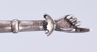 Tóramutató antik orosz ezüst (Ag) 1844. Jelzett Sazikov mesterjegy. AK Andrej Kowalskij igazolójeggy...