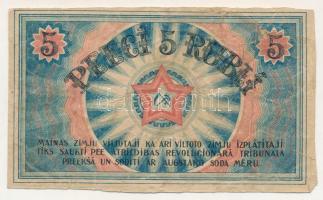 Lettország / Rigai Munkásszervezet 1919. 5R T:F
Latvia / Riga's Workers Deputies' Soviet ...