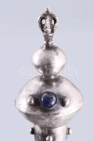 Tóramutató antik orosz ezüst (Ag) 1785. Jelzett AD mesterjegy. szodalit köves berakással. 43 cm , 14...