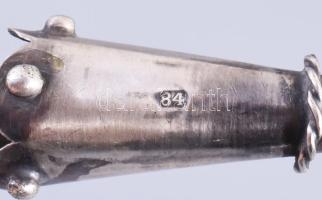 Tóramutató antik orosz ezüst (Ag) 1785. Jelzett AD mesterjegy. szodalit köves berakással. 43 cm , 14...