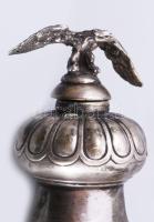 Megilla. Eszter tekercs tartó / Tóratekercstartó antik orosz ezüst ca 1840. Szentpétervár IFA mester...