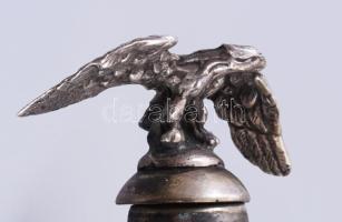 Megilla. Eszter tekercs tartó / Tóratekercstartó antik orosz ezüst ca 1840. Szentpétervár IFA mester...