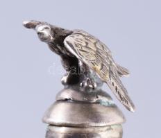 Megilla. Eszter tekercs tartó / Tóratekercstartó antik orosz ezüst ca 1840. Szentpétervár IFA mester...