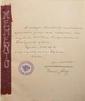 Békésvármegye Törvényhatósági Iskolánkívüli Népművelési Bizottságának évkönyvei, 2 kötet (az egyik a...