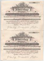 1926. Orosháza "Orosházi Kisbirtokosok Kereskedelmi Részvénytársasága" névre szóló részvén...