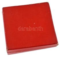 1970. "Békés Megyei Állami Építőipari Vállalat - Békéscsaba" egyoldalas, öntött bronz emlé...