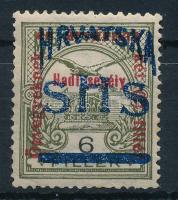SHS 1919 Hadisegély II. 6f próbanyomat Bodor vizsgálójellel