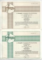 Vegyes 8db-os részvény és értékpapír tétel, benne: Gönc és Vidéke Szövetkezeti Takarékpénztár részvé...