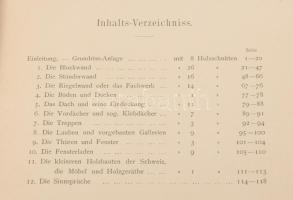 Gladbach, E. G.: Die Holz-Architectur der Schweiz Zweite umgearbeitete und vermehrte Auflage. Mit 10...