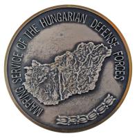 1994. "A Magyar Katonai Térképeszet magalakulásának emlékére 1919-1994" kétoldalas ezüstpa...