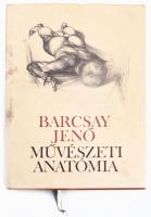 Barcsay Jenő: Művészeti anatómia. Bp., 1985, Corvina. Kiadói egészvászon-kötés, foltos kiadói papír védőborítóban.