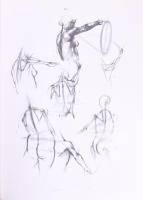 Barcsay Jenő: Művészeti anatómia. Bp., 1985, Corvina. Kiadói egészvászon-kötés, foltos kiadói papír ...