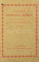 Tseh Márton: Lovakat orvosló-könyv. Bp.,1979, Mezőgazdasági. 1797-es Trattner Mátyás-féle kiadás reprint kiadása. Egy kihajtható táblával. Kiadói kartonált papírkötés, kissé kopott borítóval.