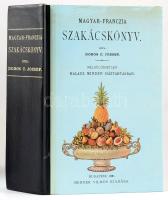 Dobos C. József: Magyar-franczia szakácskönyv. Nélkülözhetetlen kalauz minden háztartásban. [Bp.], 1984, ÁKV. Az 1881. évi Méhner Vilmos kiadás reprintje. Színes táblákkal illusztrált. Kiadói félműbőr kötés.