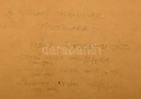 cca 1900-1910 Bp., Nyugati pályaudvar állomás tisztviselői és hivatalnokai (köztük Haviár György főe...