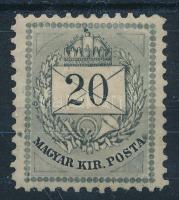 1874 20kr 11 1/2 fogazással (165.000)
