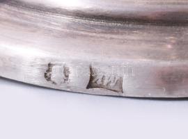 Ezüst (Ag) Kiddus pohár. cca 19. sz. utolsó harmada, jelzett, m: 15 cm, nettó 164g /// Silver (Ag) K...