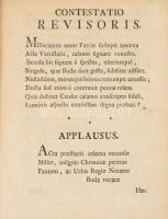 Miller, (János Ferdinánd) Joannes E. Ferdinandus: Epitome vicissitudinum et rerum memorabilium de li...