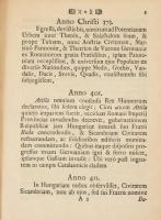 Miller, (János Ferdinánd) Joannes E. Ferdinandus: Epitome vicissitudinum et rerum memorabilium de li...