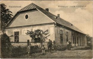 1922 Tiszabercel, Bessenyei László szülőhelye. Hangya kiadása (EB)