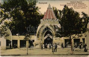 1920 Budapest XIV. Állatkert főbejárata. Taussig 1410. 1917/21. (EB)