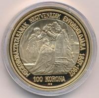 DN "Történelmi aranypénzek - 1907. 100 Korona Ferenc József Megkoronázásának Negyvenedik Évford...
