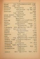 Mannheim Mór: Magyar-héber zsebszótár. Dedikált, első kiadású példány!  15000 szó. Debrecen, [1937],...