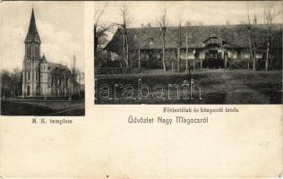 1908 Nagymágocs, Római katolikus templom, Főtisztilak és központi iroda (EK)