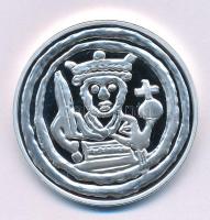 DN "A legértékesebb magyar érmék - II. András ezüstdénárjának replikája" ezüstözött Cu emlékérem kapszulában, "COPY" jelzéssel, színes tájékoztatóval (40mm) T:PP