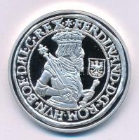 DN "A legértékesebb magyar érmék - I. Ferdinánd ezüst tallérjának replikája" ezüstözött Cu...