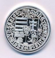 DN "A legértékesebb magyar érmék - II. Ulászló ezüst guldinerének replikája" ezüstözött Cu emlékérem kapszulában, "COPY" jelzéssel, színes tájékoztatóval (40mm) T:PP