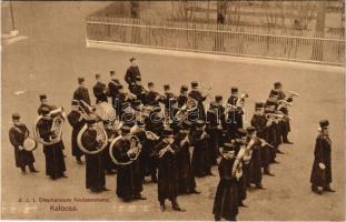 Kalocsa, A Jézustársasági (J.t.) Stephaneum fúvószenekara, zenészek