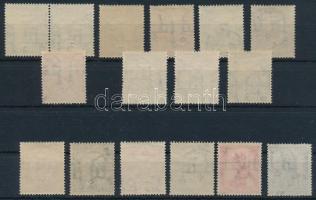 1908 A legritkább Turul sor, több érték luxus minőségben! A 35f gépszínátnyomattal. Szinte minden gy...