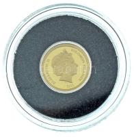 Salamon-szigetek 2013. 1$ Au "A világ hét új csodája - Chichén Itzá, Mexikó" kapszulában, színes tájékoztatóval (0,5g/0,585) T:PP Solomon Islands 2013. 1 Dollar Au "New Seven Wonders of the World - Chichén Itzá, Mexico" in capsule, with description leaflet (0,5g/0,585) C:PP