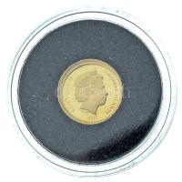 Salamon-szigetek 2013. 1$ Au "A világ hét új csodája - Taj Mahal" kapszulában, színes tájé...