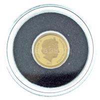 Salamon-szigetek 2013. 1$ Au "A világ hét új csodája - Jordánia, Petra" kapszulában, színes tájékoztatóval (0,5g/0,585) T:PP Solomon Islands 2013. 1 Dollar Au "New Seven Wonders of the World - Petra, Jordan" in capsule, with description leaflet (0,5g/0,585) C:PP Krause KM#274