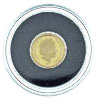 Salamon-szigetek 2013. 1$ Au "A világ hét új csodája - Machu Picchu" kapszulában, színes tájékoztatóval (0,5g/0,585) T:PP Solomon Islands 2013. 1 Dollar Au "New Seven Wonders of the World - Machu Picchu" in capsule, with description leaflet (0,5g/0,585) C:PP Krause KM#273