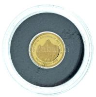 Salamon-szigetek 2013. 1$ Au "A világ hét új csodája - Machu Picchu" kapszulában, színes t...