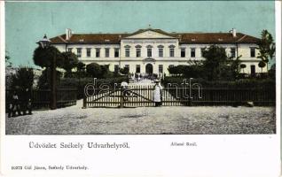Székelyudvarhely, Odorheiu Secuiesc; Állami reáliskola. Gál János kiadása / school