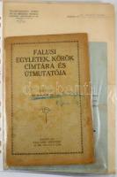 dr. Bodor Antal (1886-1954) szociográfus, falukutató iratanyaga. 43 db, benne neki írt autográf aláí...