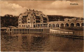 1913 Vízakna, Salzburg, Ocna Sibiului; sós fürdő. Jos. Drotleff kiadása / salt bath, spa